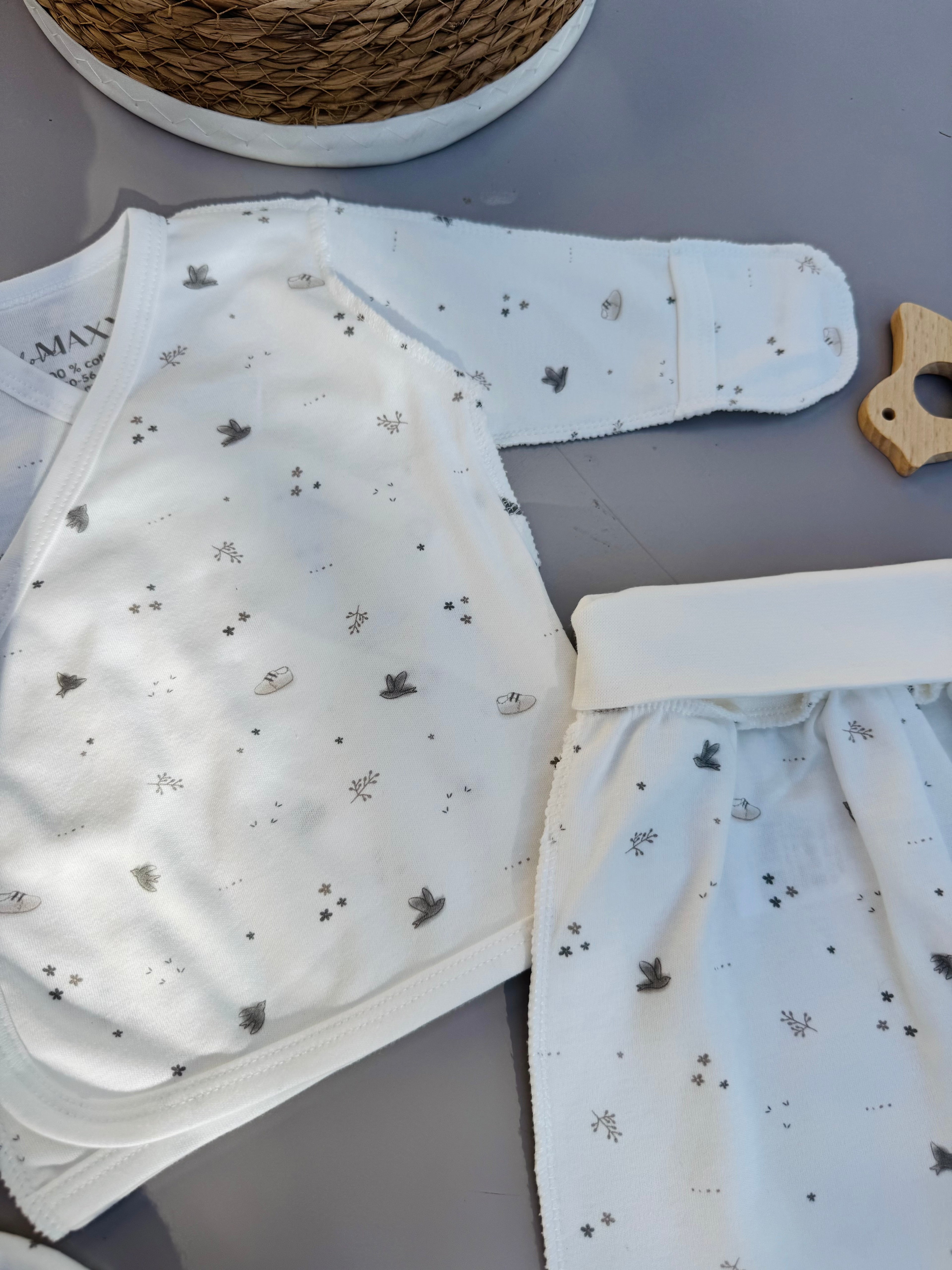 White Cotton Basic Set 3 Pcs
