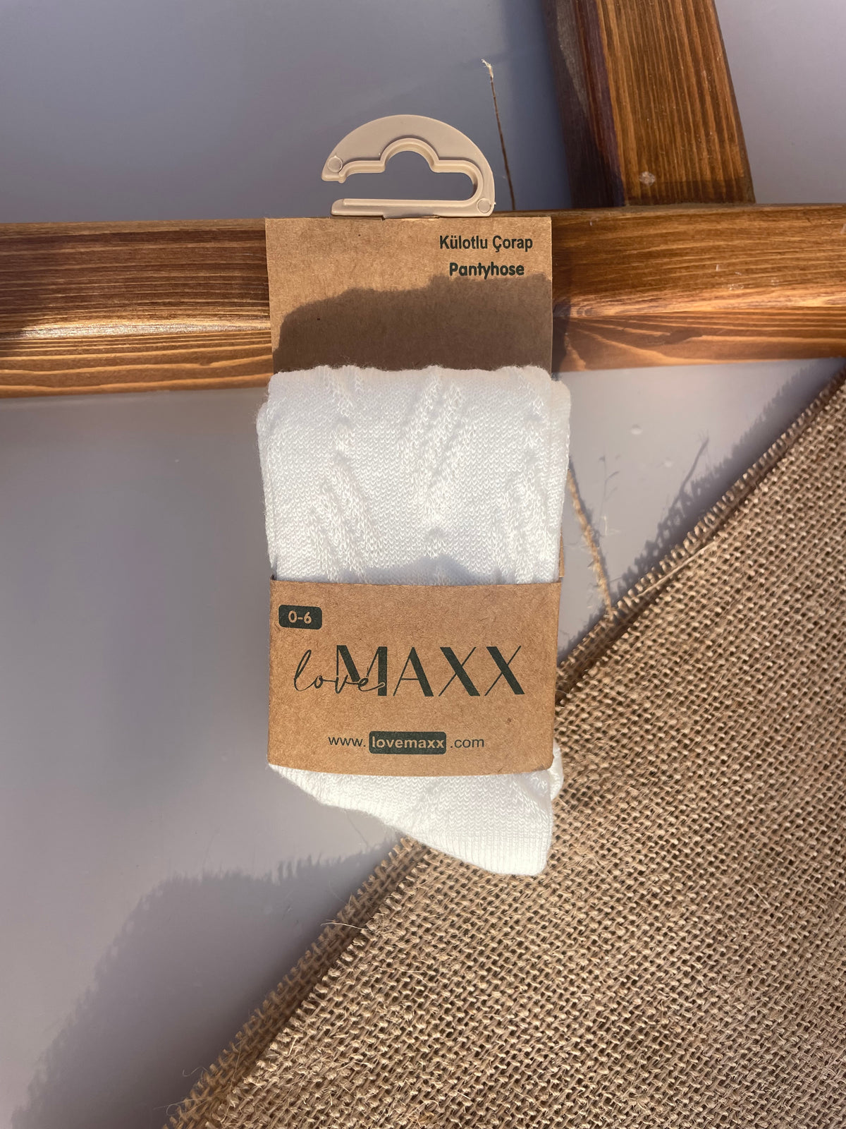 Off-white Cotton Baby Tights