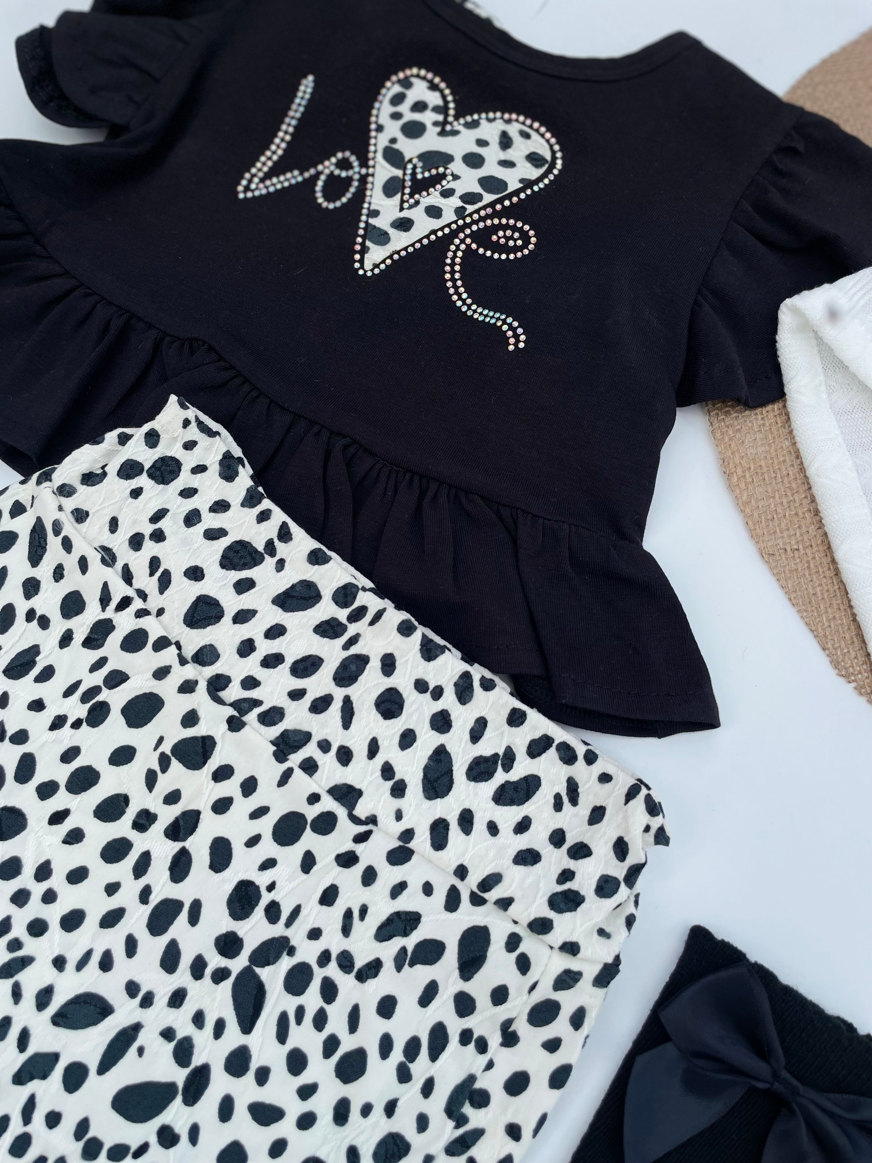 Black and white 3 pcs set