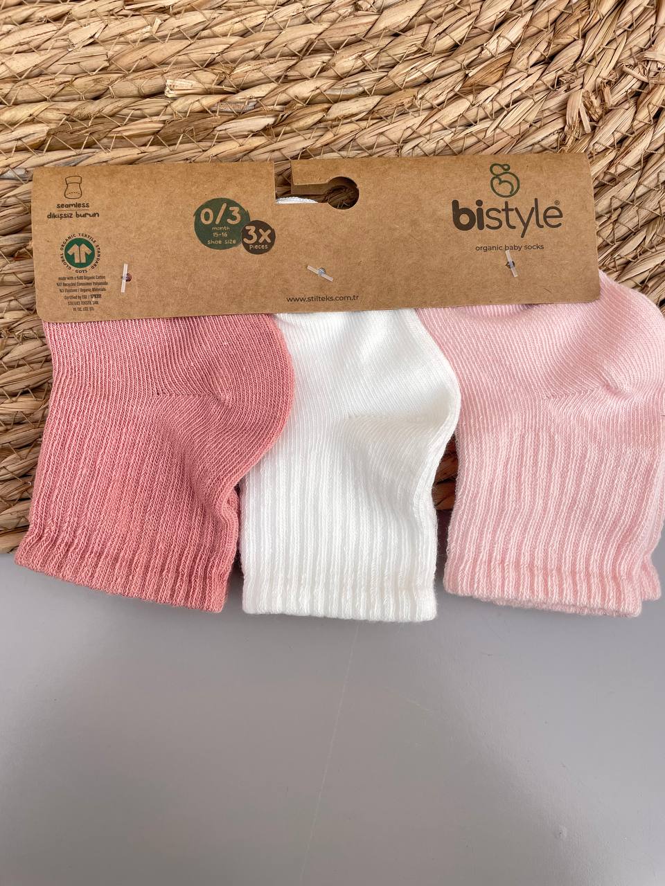 Cherry Organic Cotton Socks