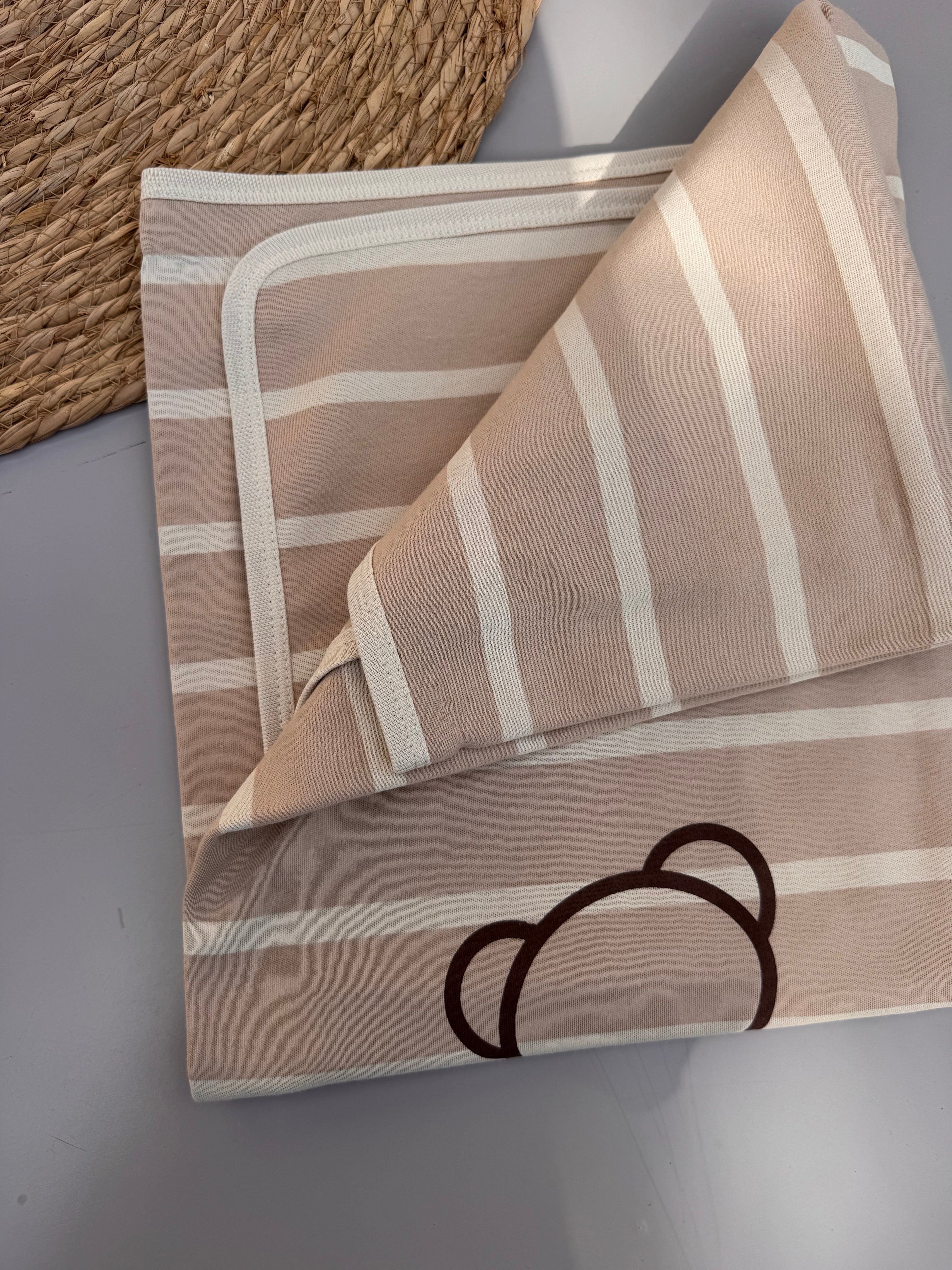 Cotton bear blanket