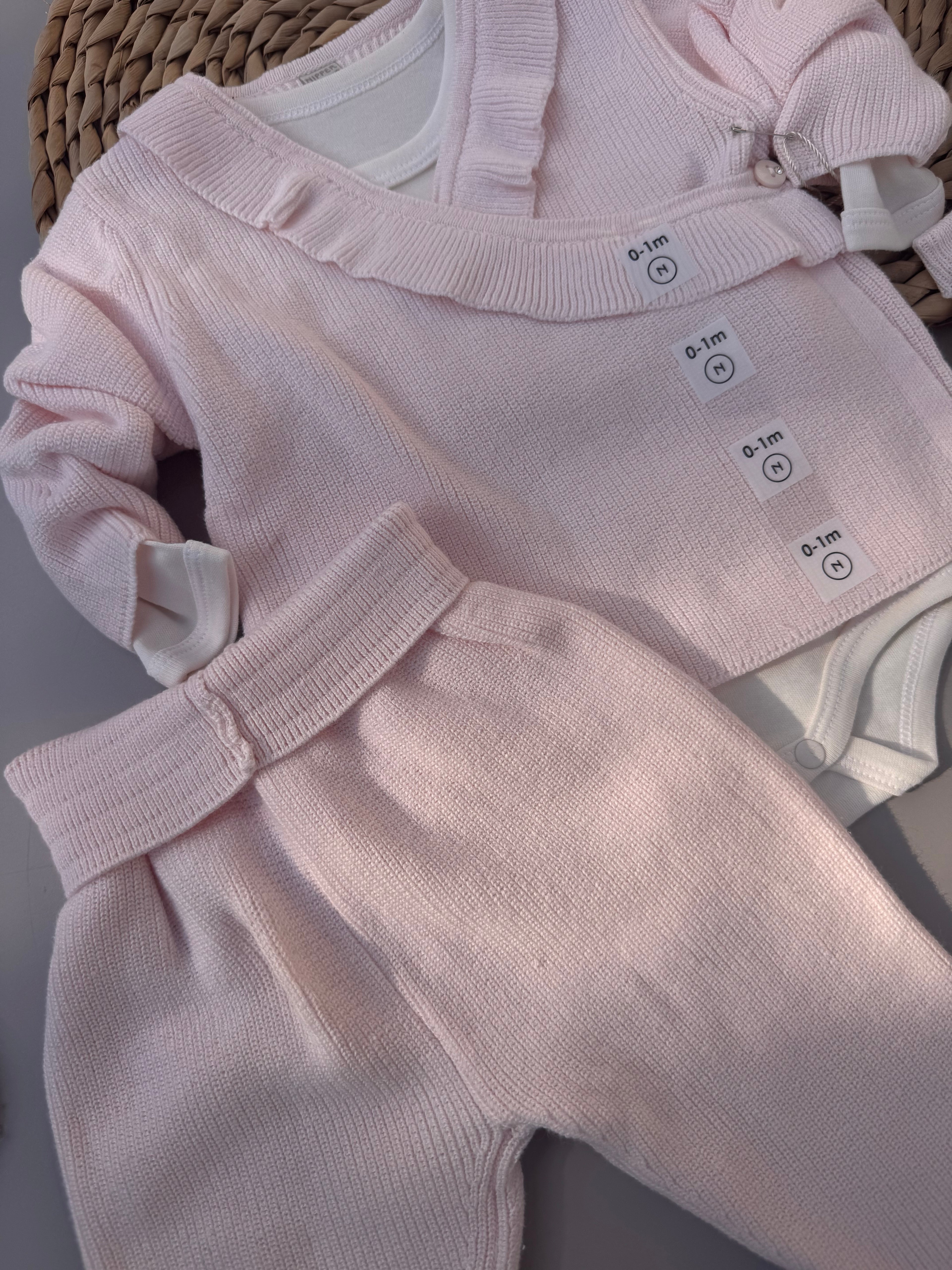 Baby Pink tricot set 5 pcs