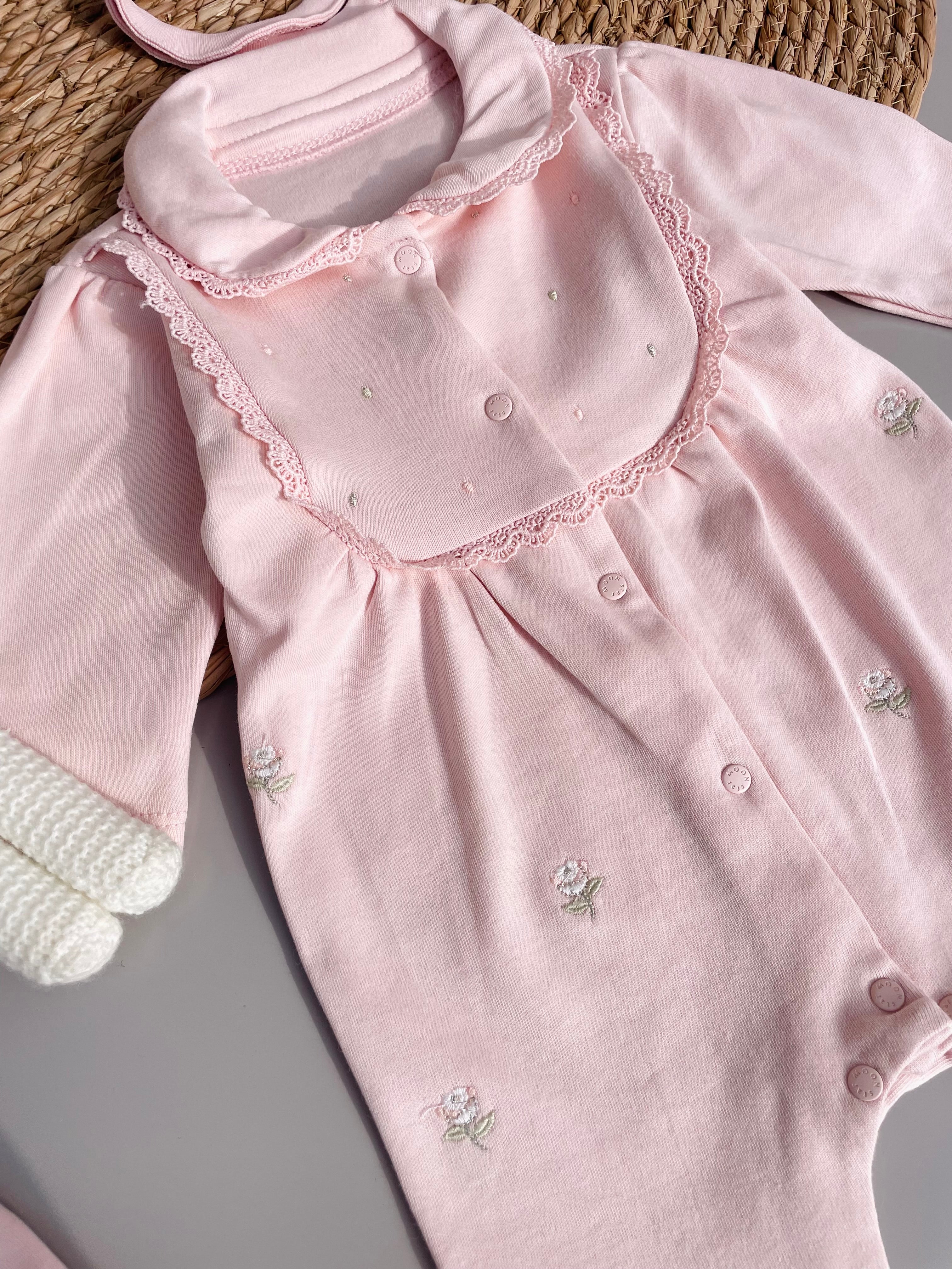 Pink Flowers 3 Pcs hospital Set