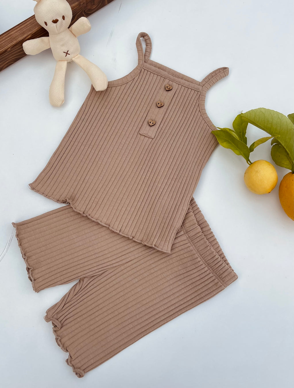 Brown cotton comfy set
