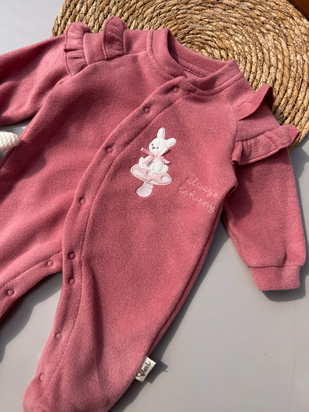 Cherry Mohair Overall