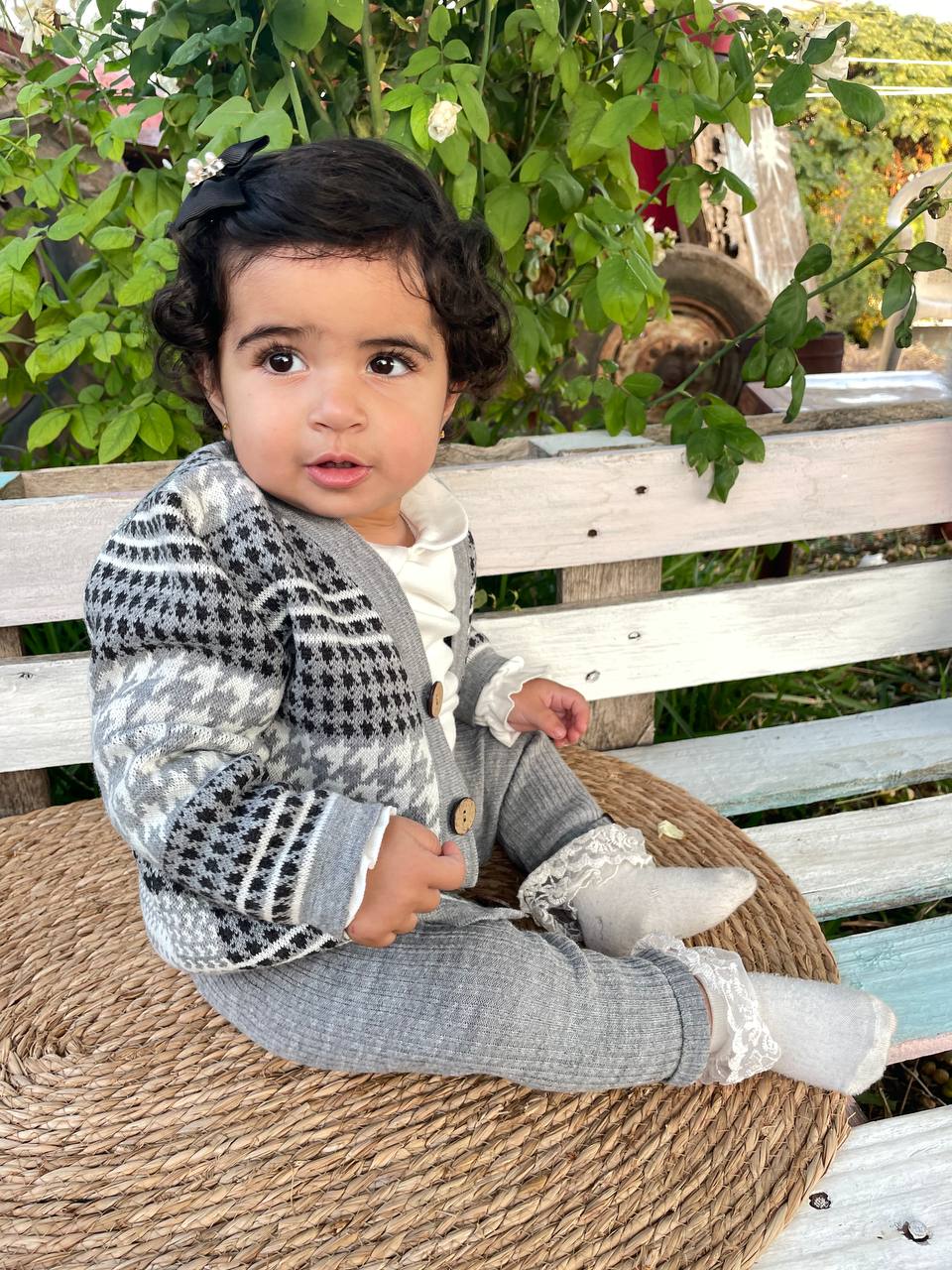 Grey Wool Set 2 Pieces