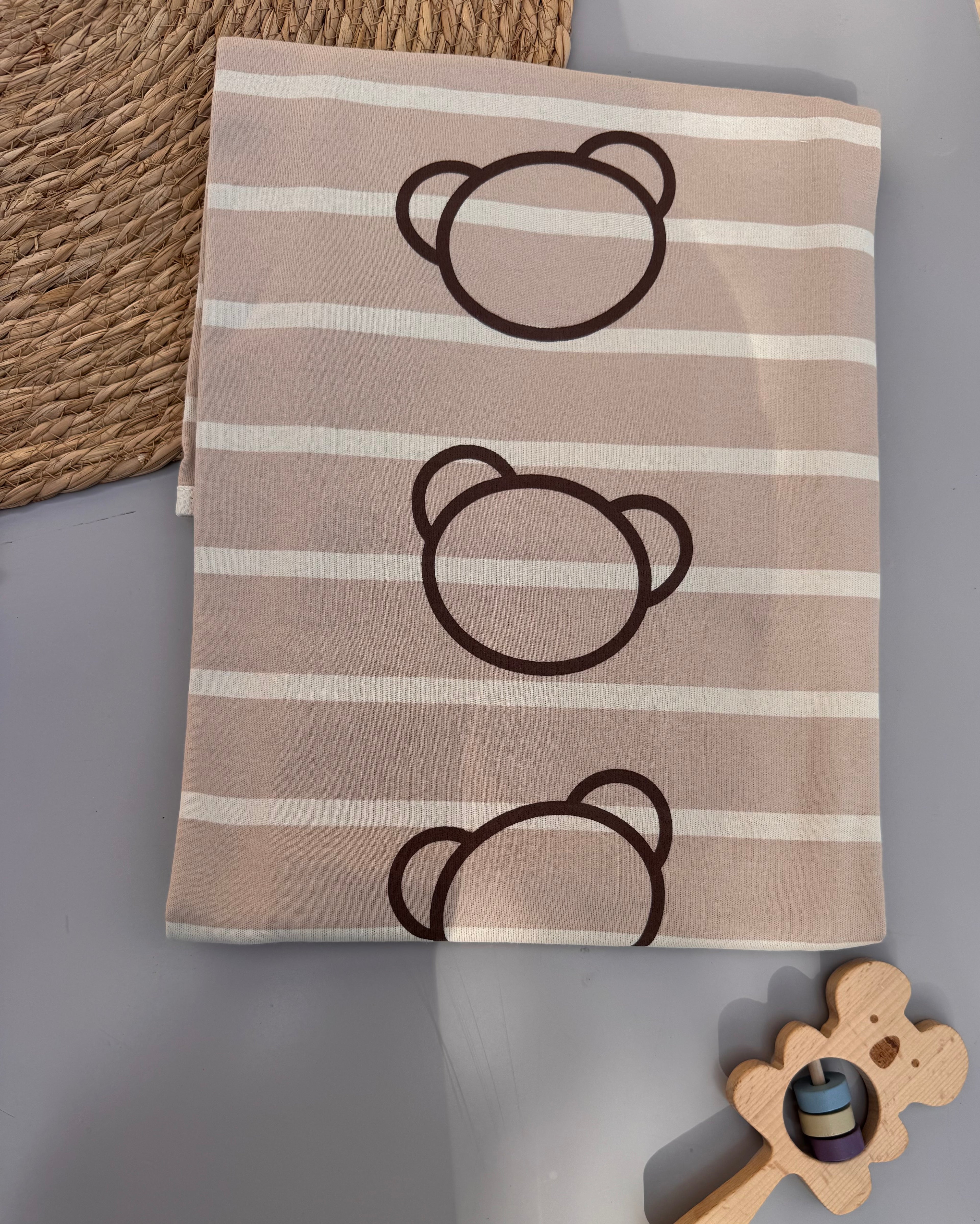 Cotton bear blanket