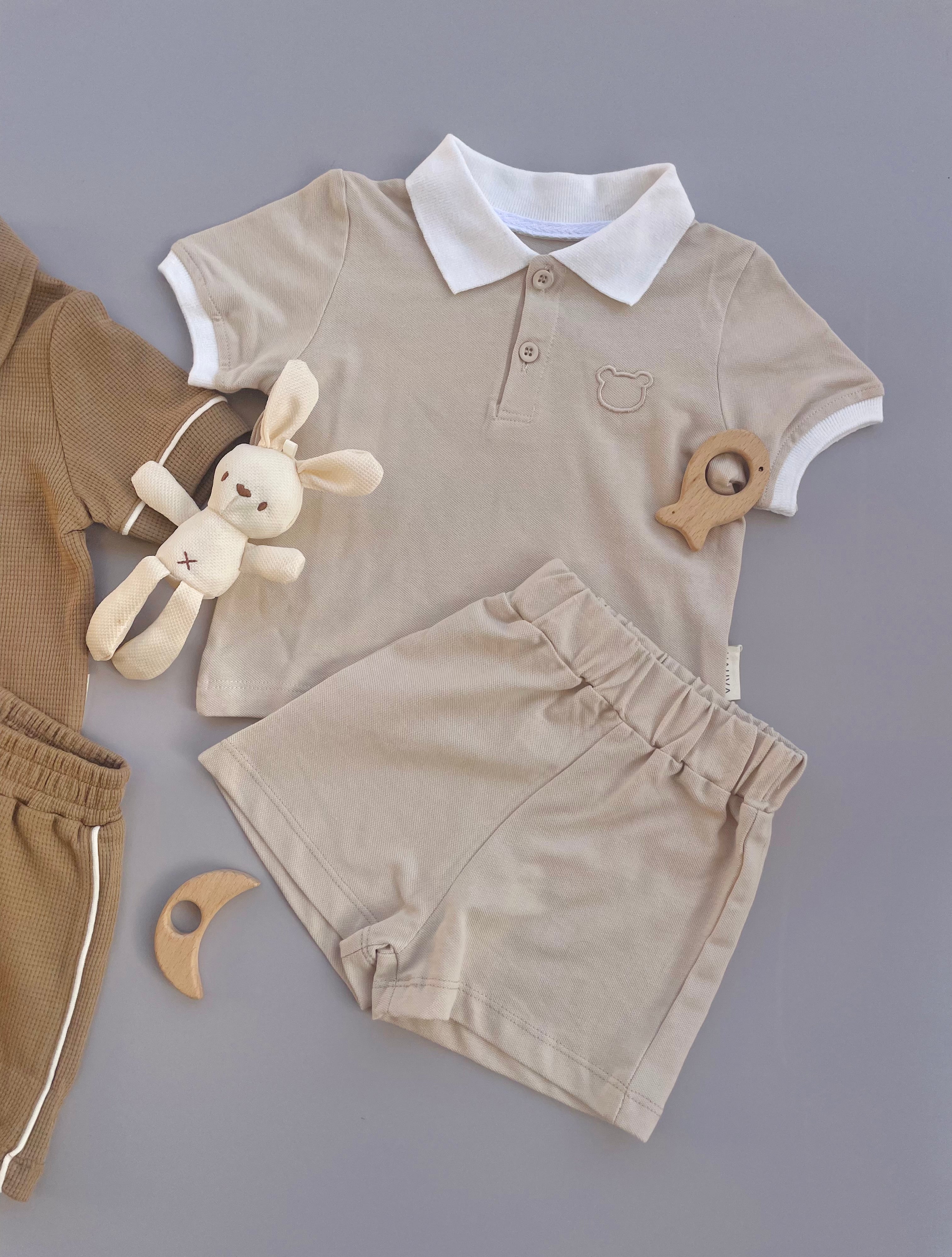 Nude Summer Cotton comfy Set 2 Pcs