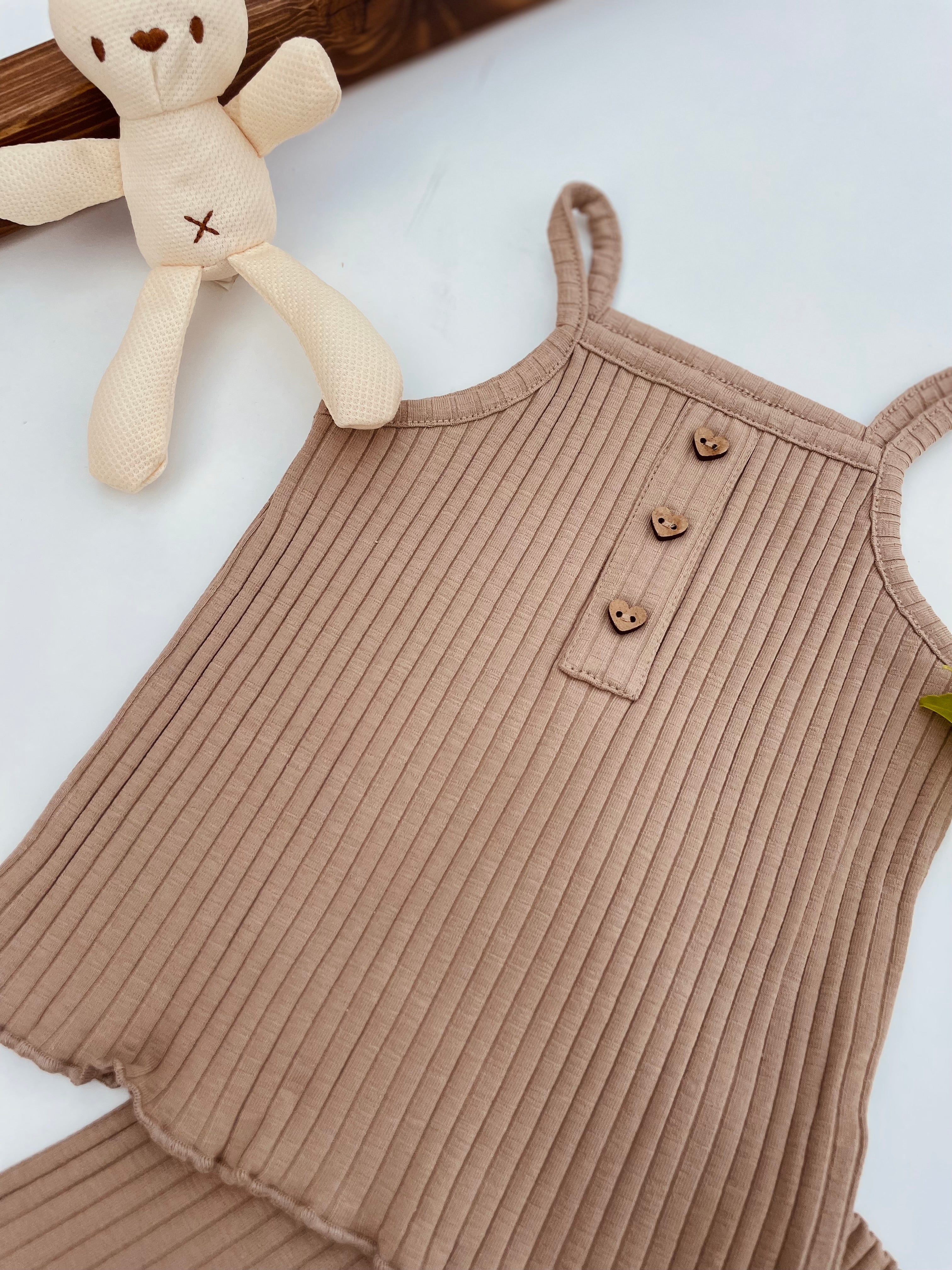 Brown cotton comfy set