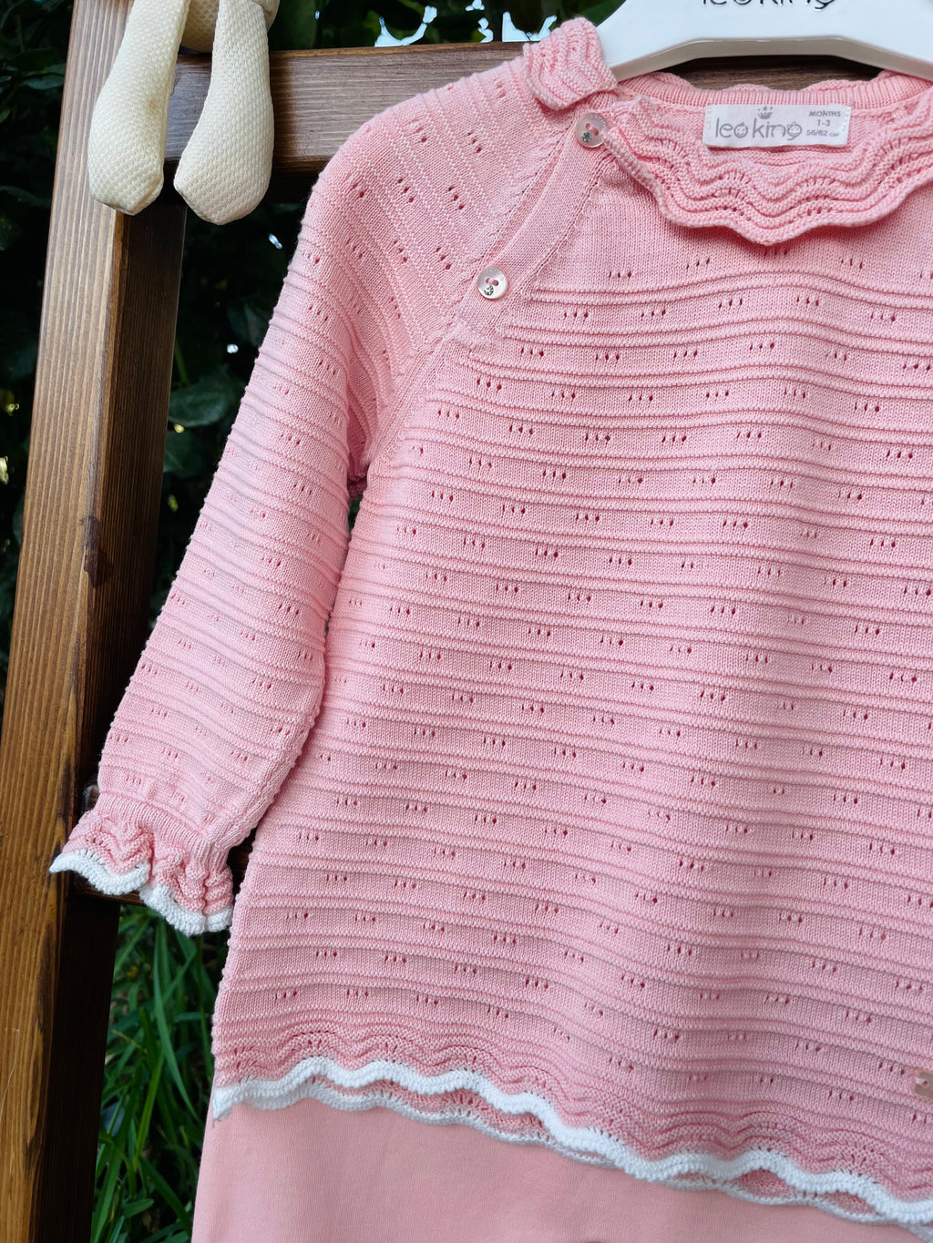 Salmon organic cotton set 2 pcs