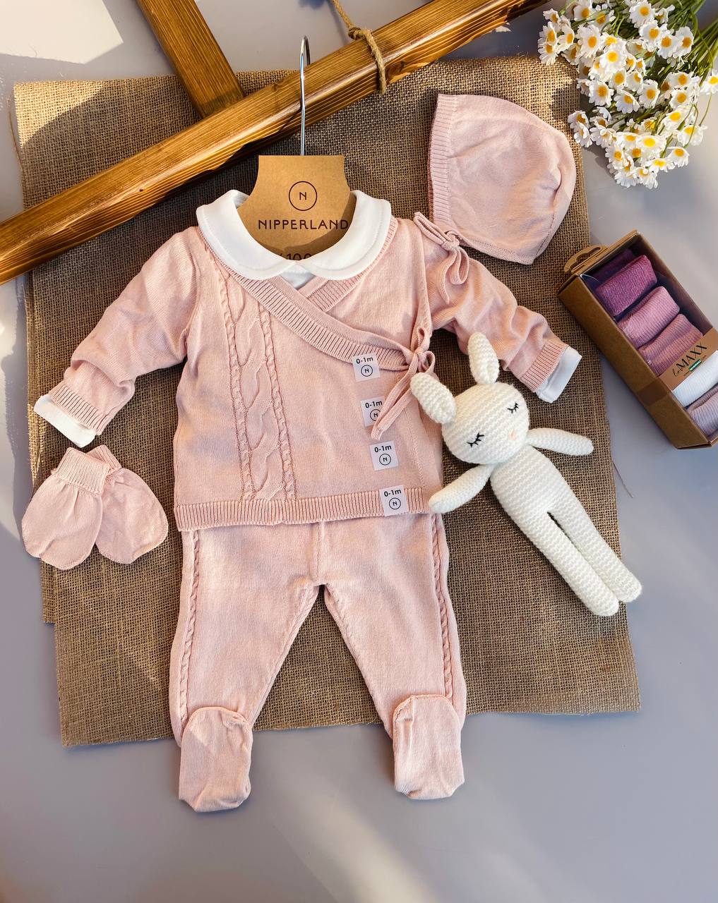 Pudra Knitted Cotton Set 5 Pcs