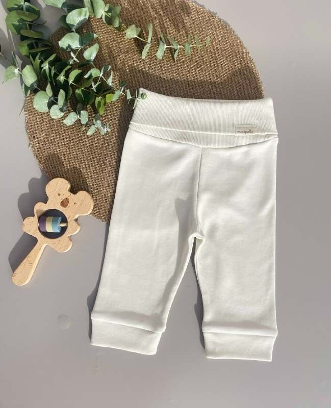 Nude Organic Cotton High Waisted NO-Footed  Pants