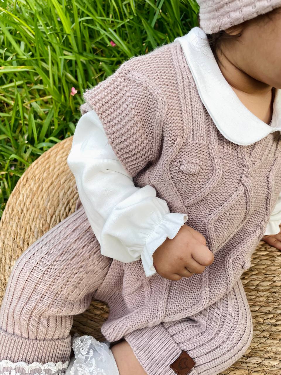 Violet Wool Set 3 Pieces