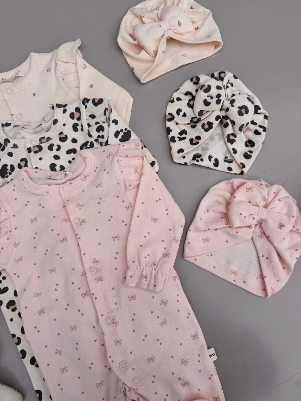 3 Cotton Overalls With Turbans