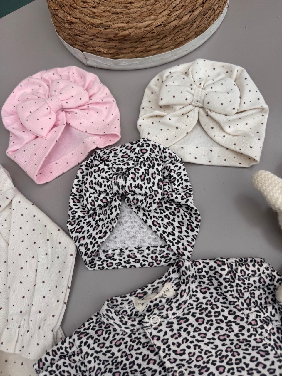 3 Cotton Overalls With Turbans