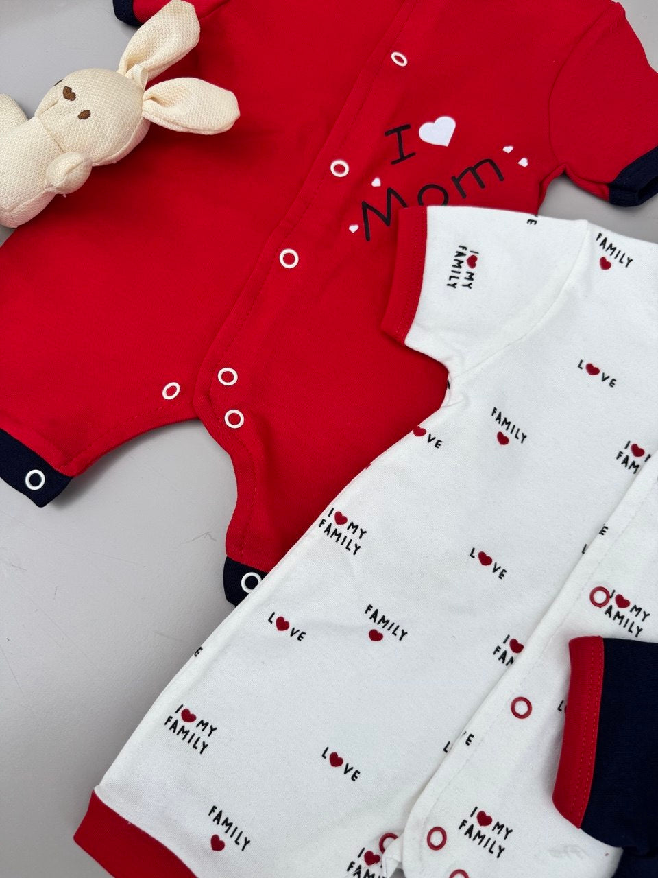 100% cotton 3 Pcs Baby Overalls