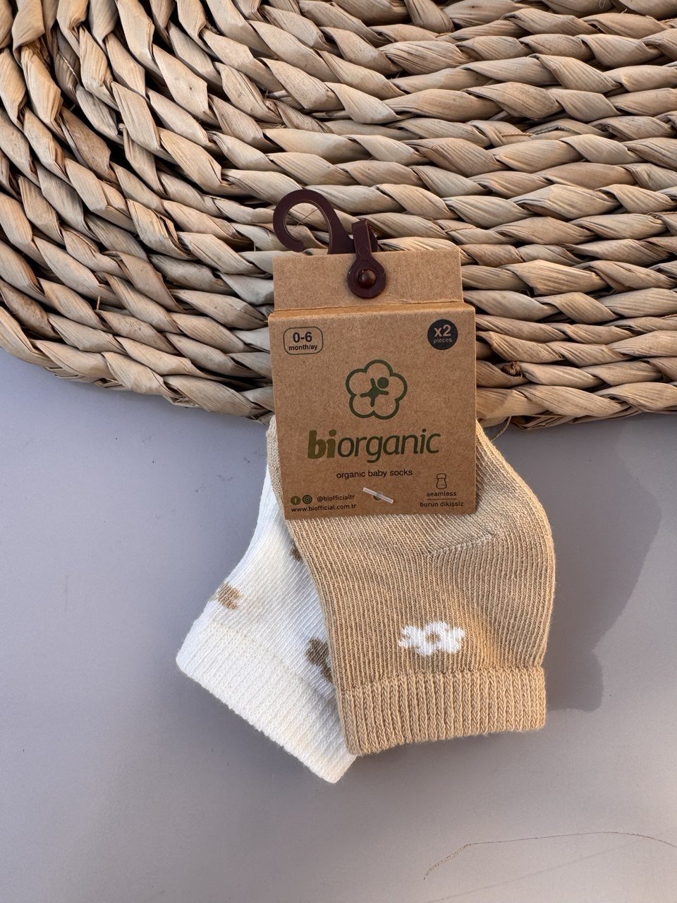 Flowers Cotton 2 pairs Of Socks - Bambino land