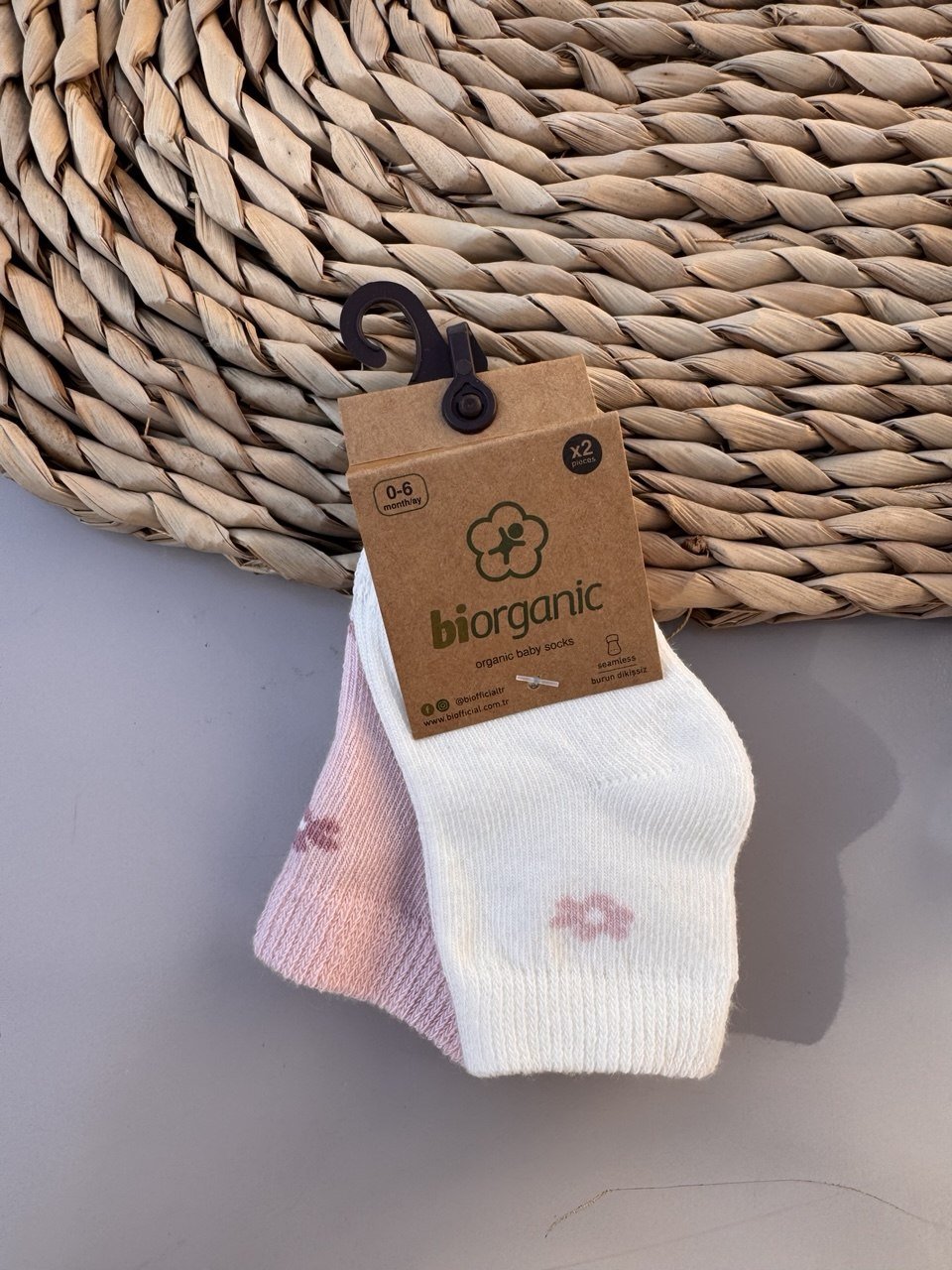 Flowers Cotton 2 pairs Of Socks - Bambino land