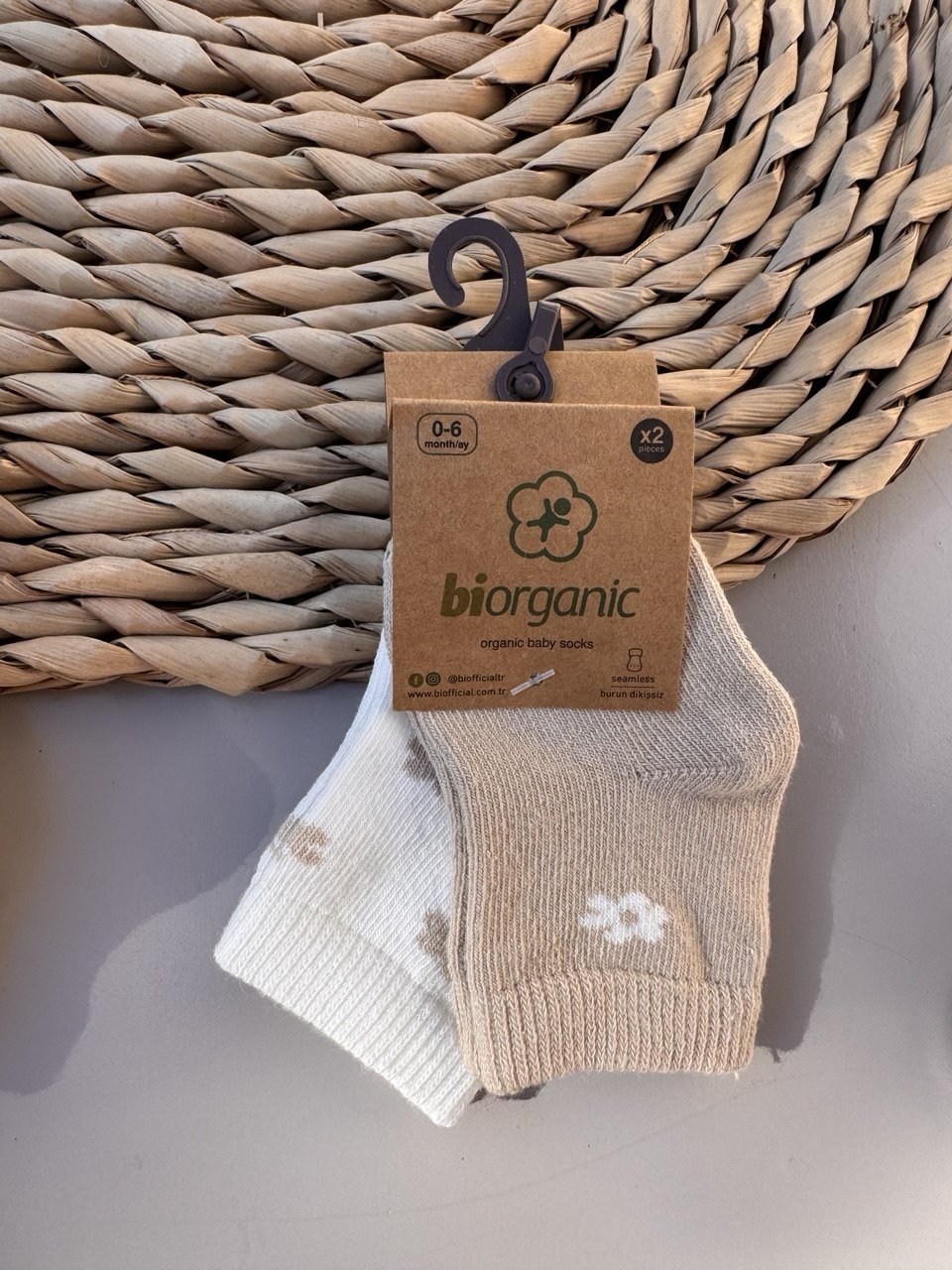 Flowers Cotton 2 pairs Of Socks - Bambino land