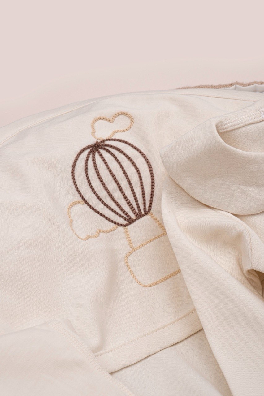 Cream Blimp Cotton Hospital Set 10 Pcs
