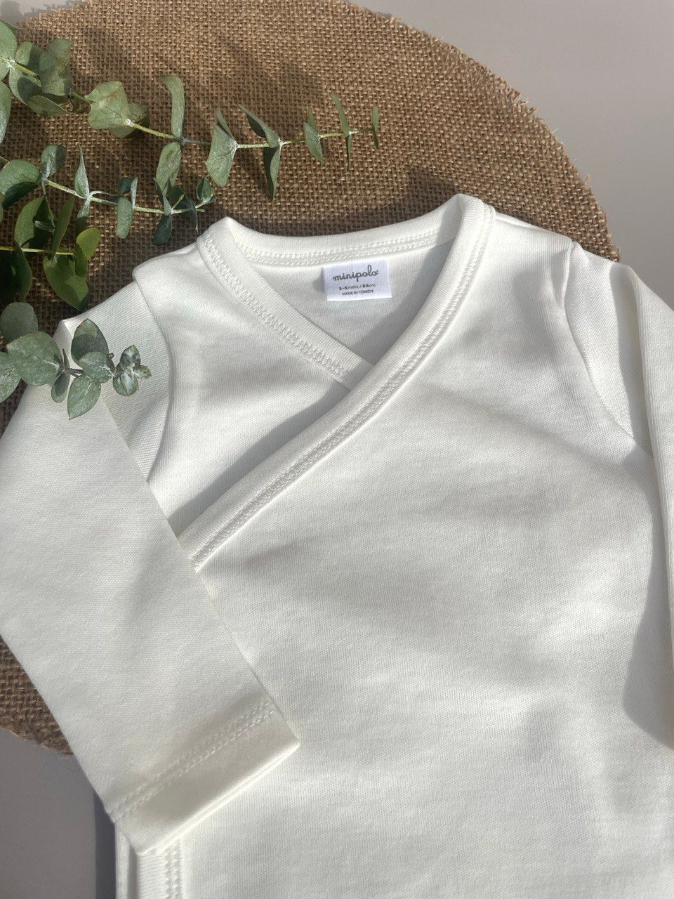 Off-White Organic Cotton 2 levels Bodysuit Double Layer