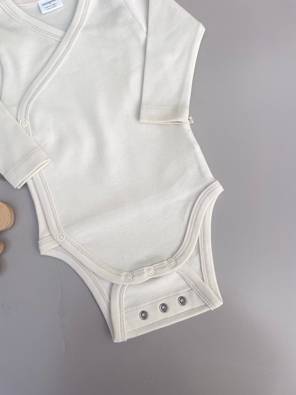 Nude Organic Cotton 2 levels Bodysuit Double Layer