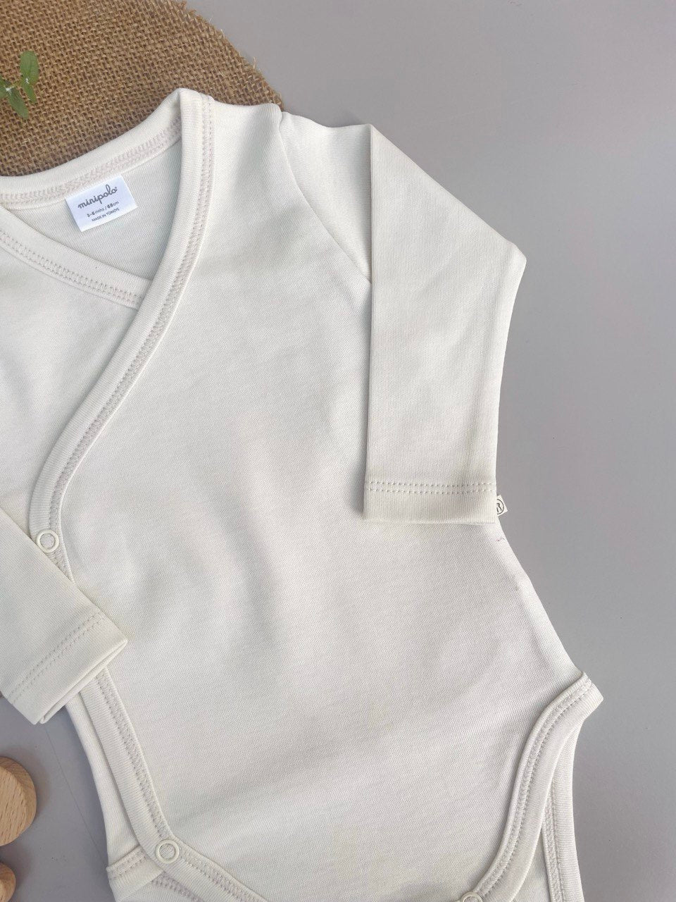 Nude Organic Cotton 2 levels Bodysuit Double Layer