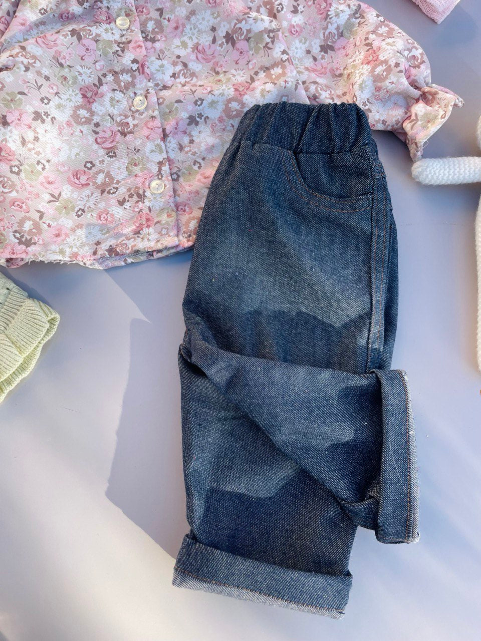 Green Flowers Set 3 pcs