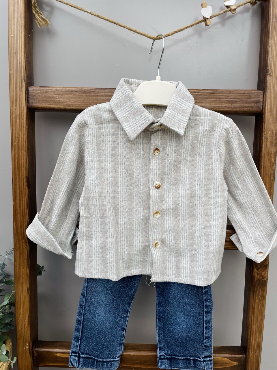 Jeans And Black 4 Pcs Boys Set