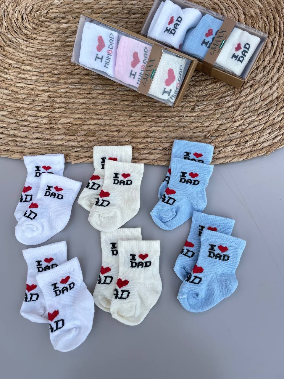 I Love  Dad Cotton Socks