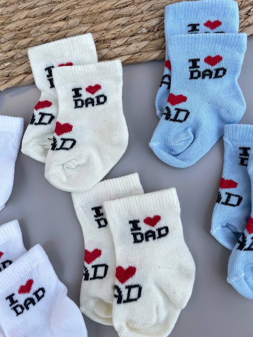 I Love  Dad Cotton Socks