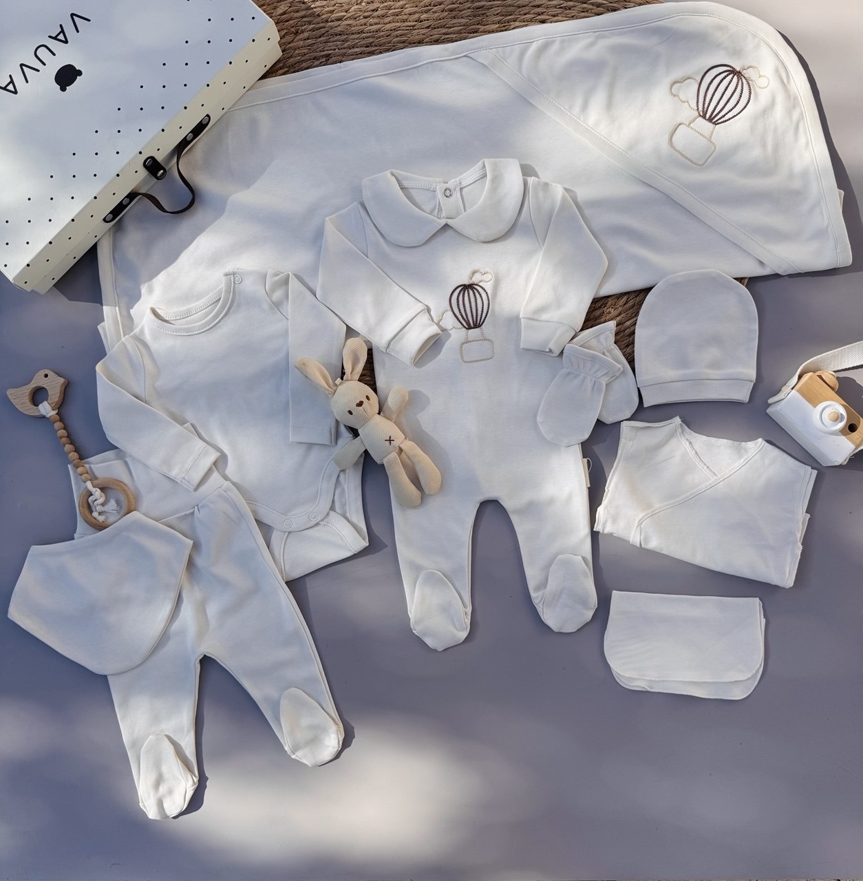 Cream Blimp Cotton Hospital Set 10 Pcs