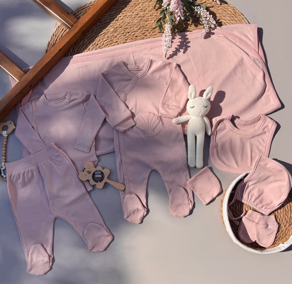 Pink Simple Cotton Hospital Set 9 Pcs