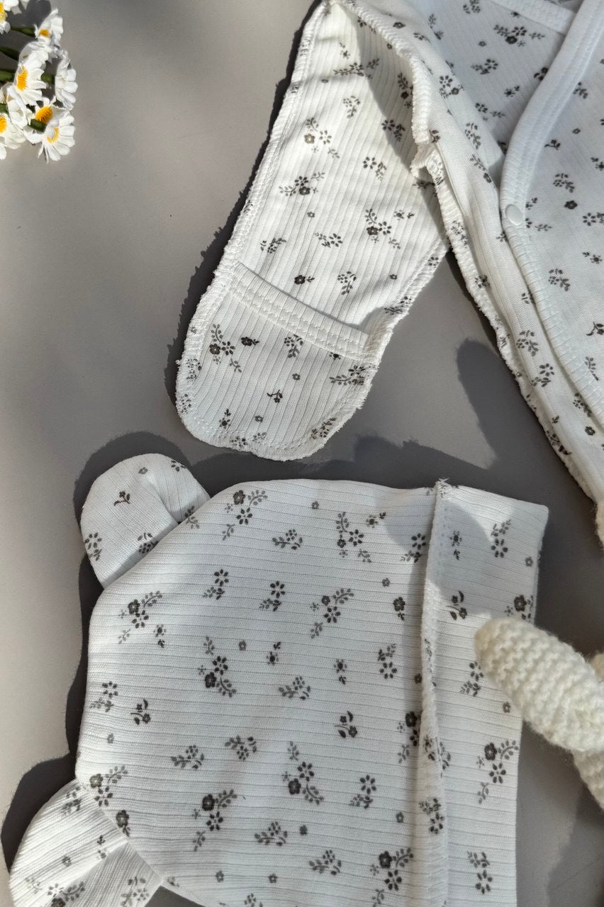 White Cotton Basic Set 3 Pcs Love Maxx