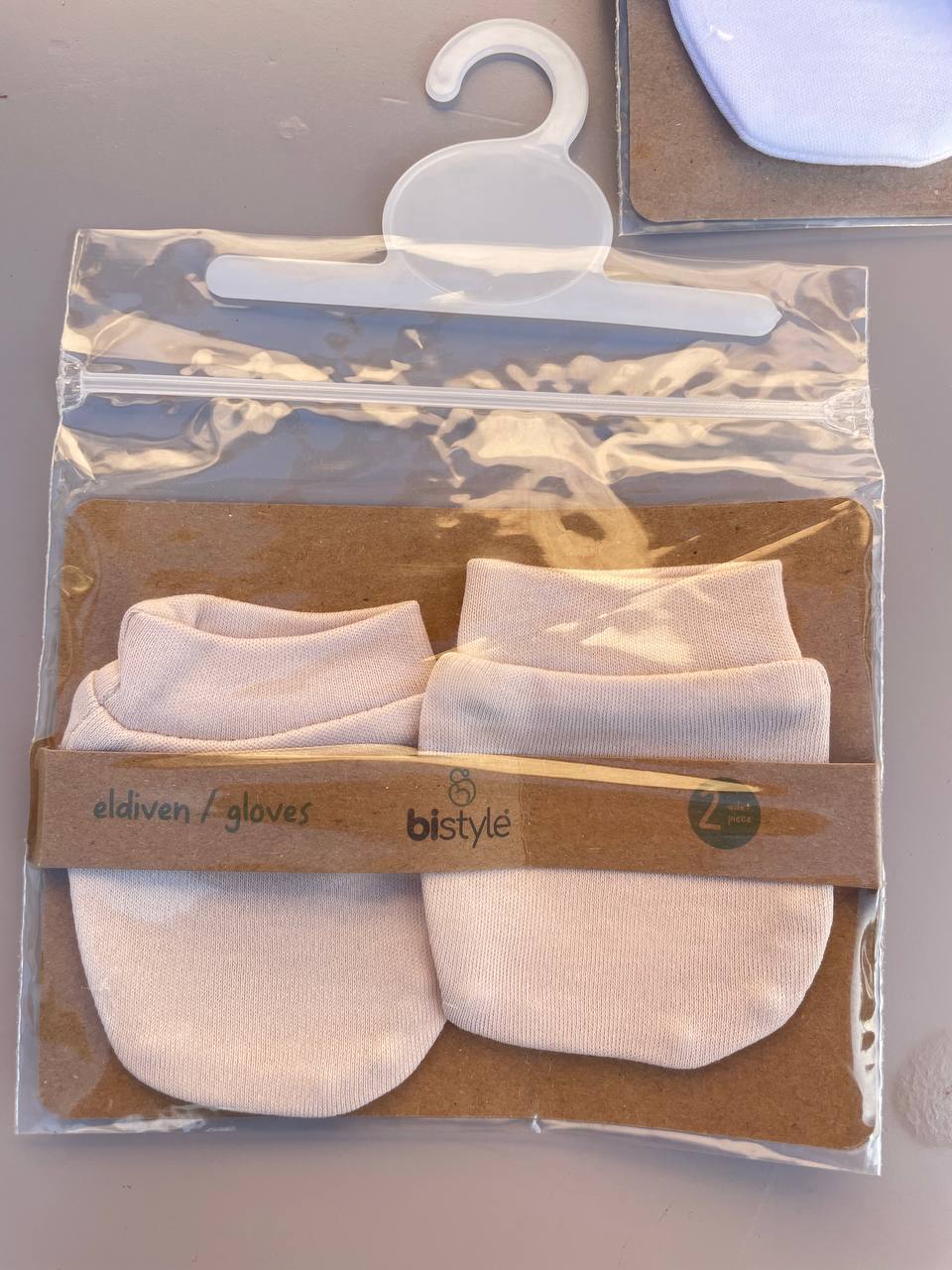 Organic cotton mittens 1 pair (GOTS Certified )