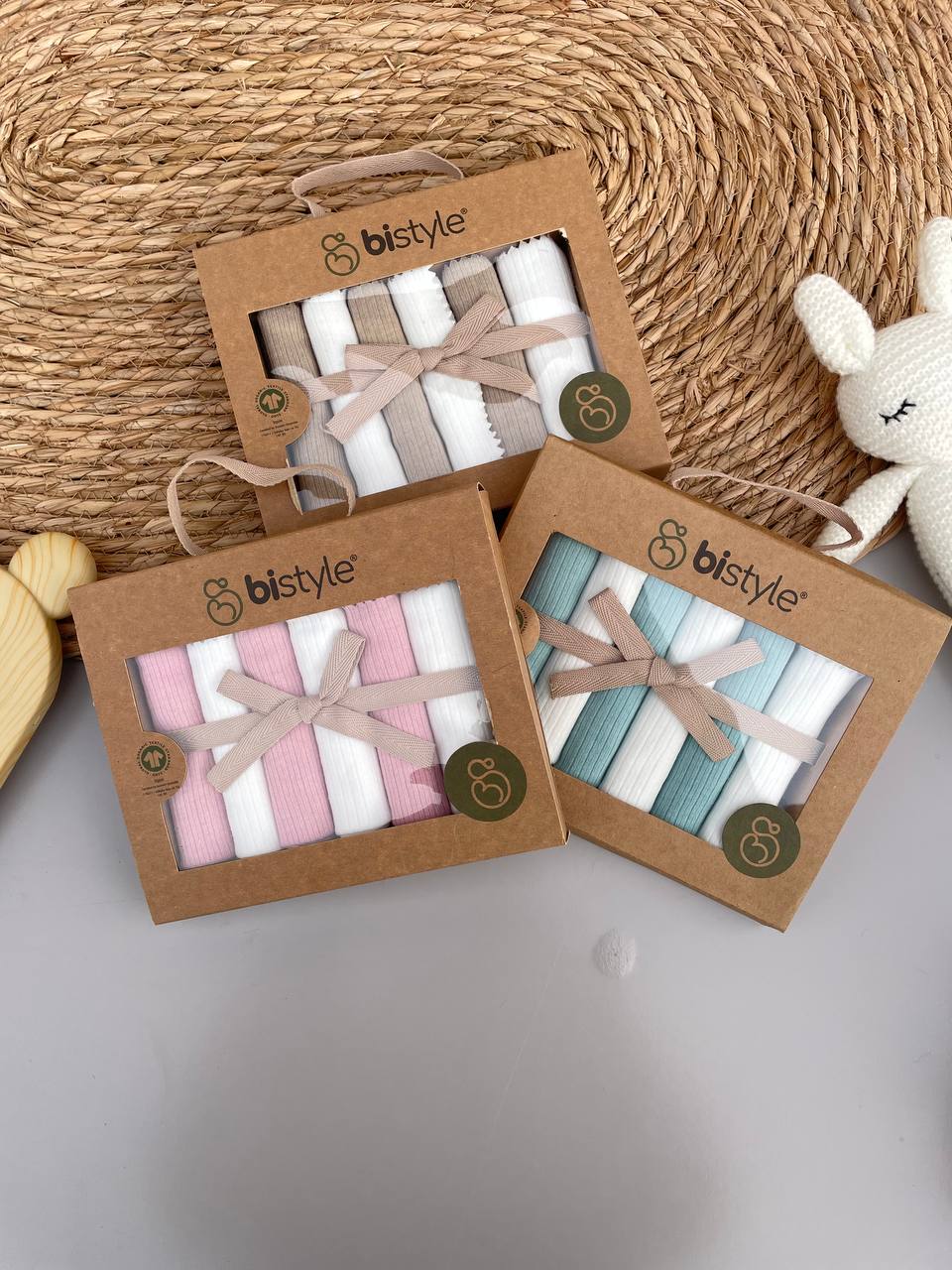 White Organic Cotton Burping Pads