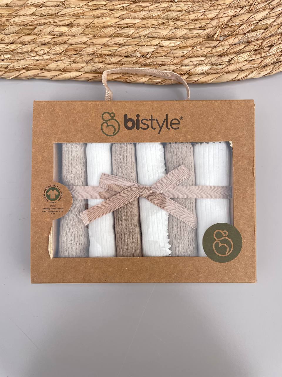 White Organic Cotton Burping Pads