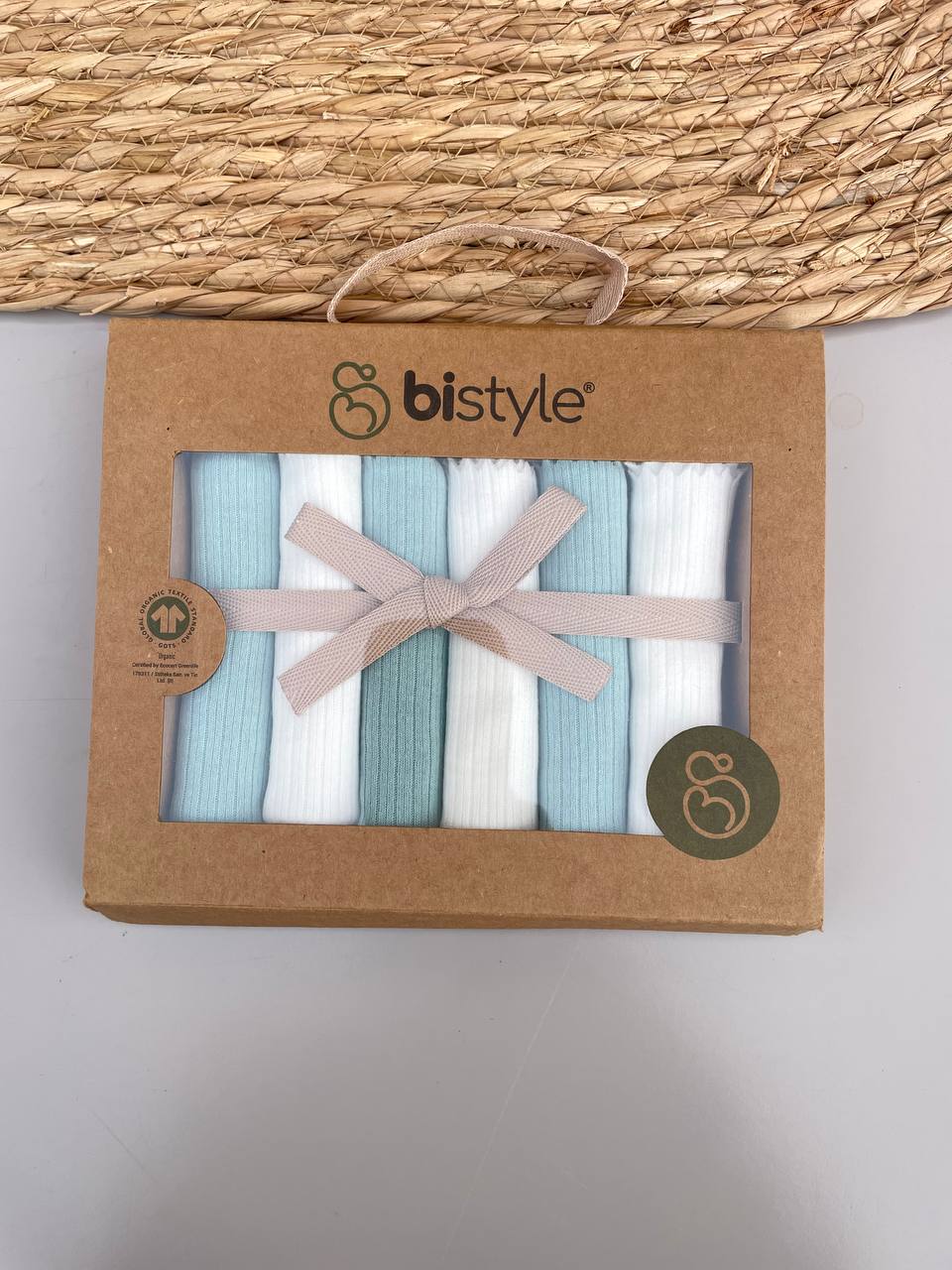 White Organic Cotton Burping Pads