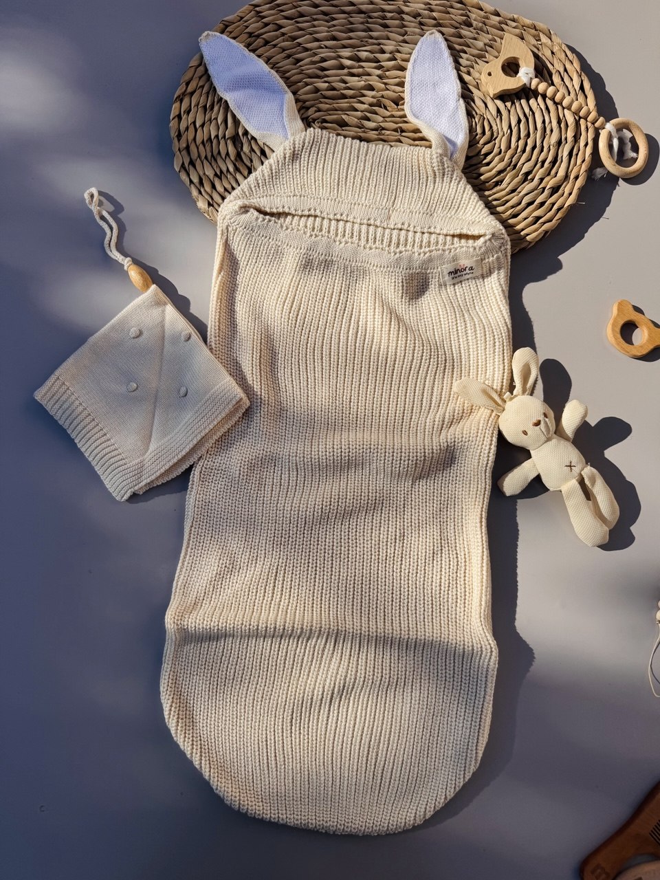 Beige Baby Cocoon 2 pcs 0-8 months