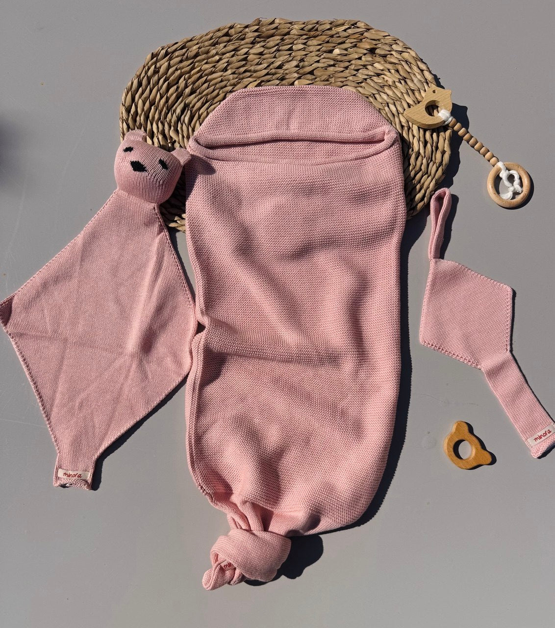 Pink Baby Cocoon 3 pcs 0-8 months