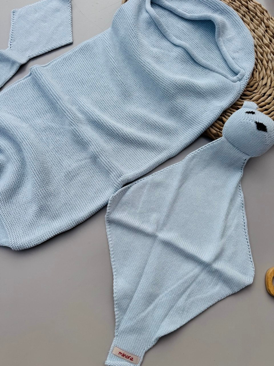 Blue Baby Cocoon 3 pcs 0-8 months