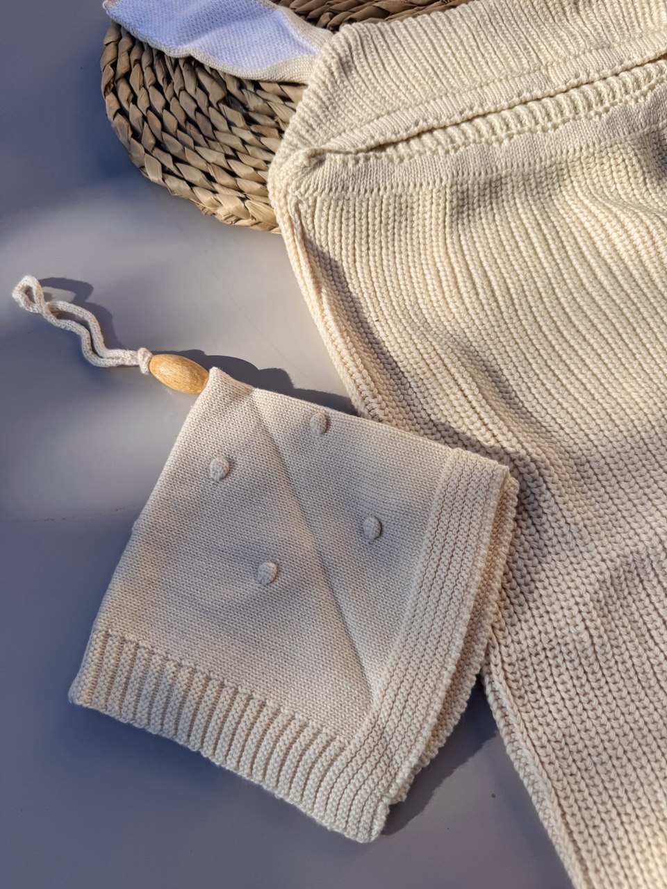 Beige Baby Cocoon 2 pcs 0-8 months