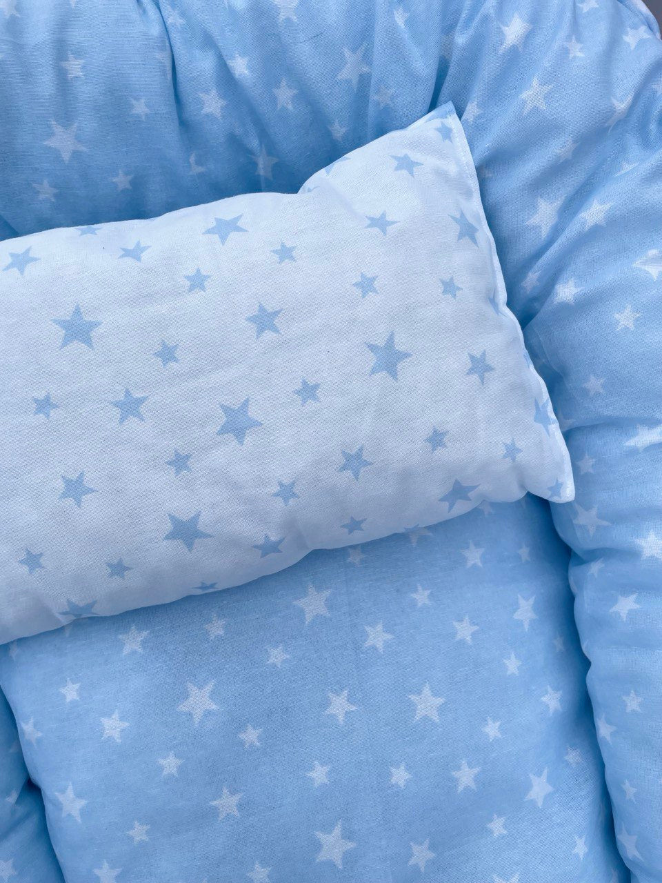 Blue And White Stars Baby nest