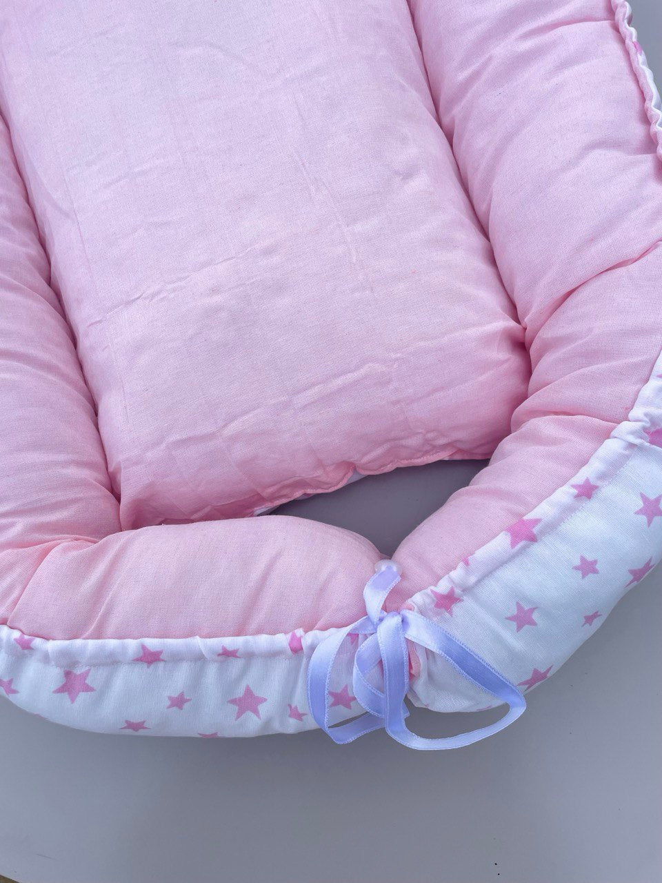 Pink And White Stars Baby nest