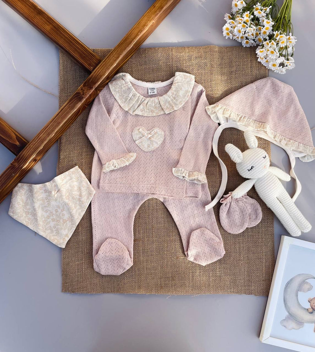 Purple Set 5 Pcs Flowers