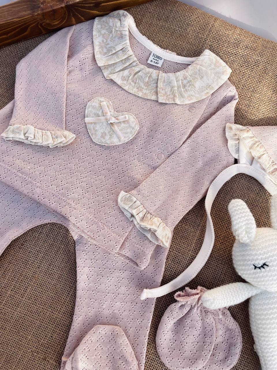 Purple Set 5 Pcs Flowers