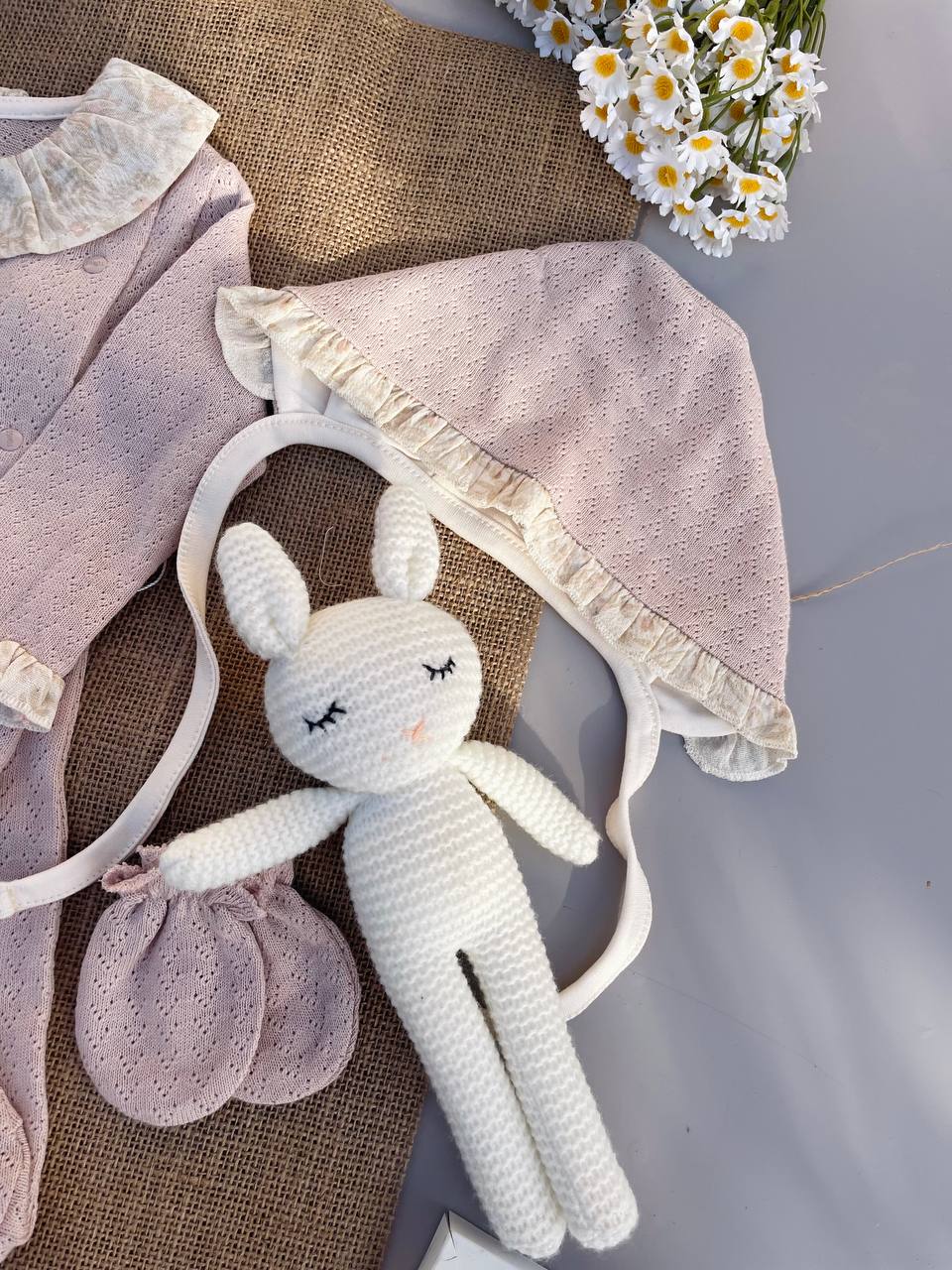 Purple Set 5 Pcs Flowers