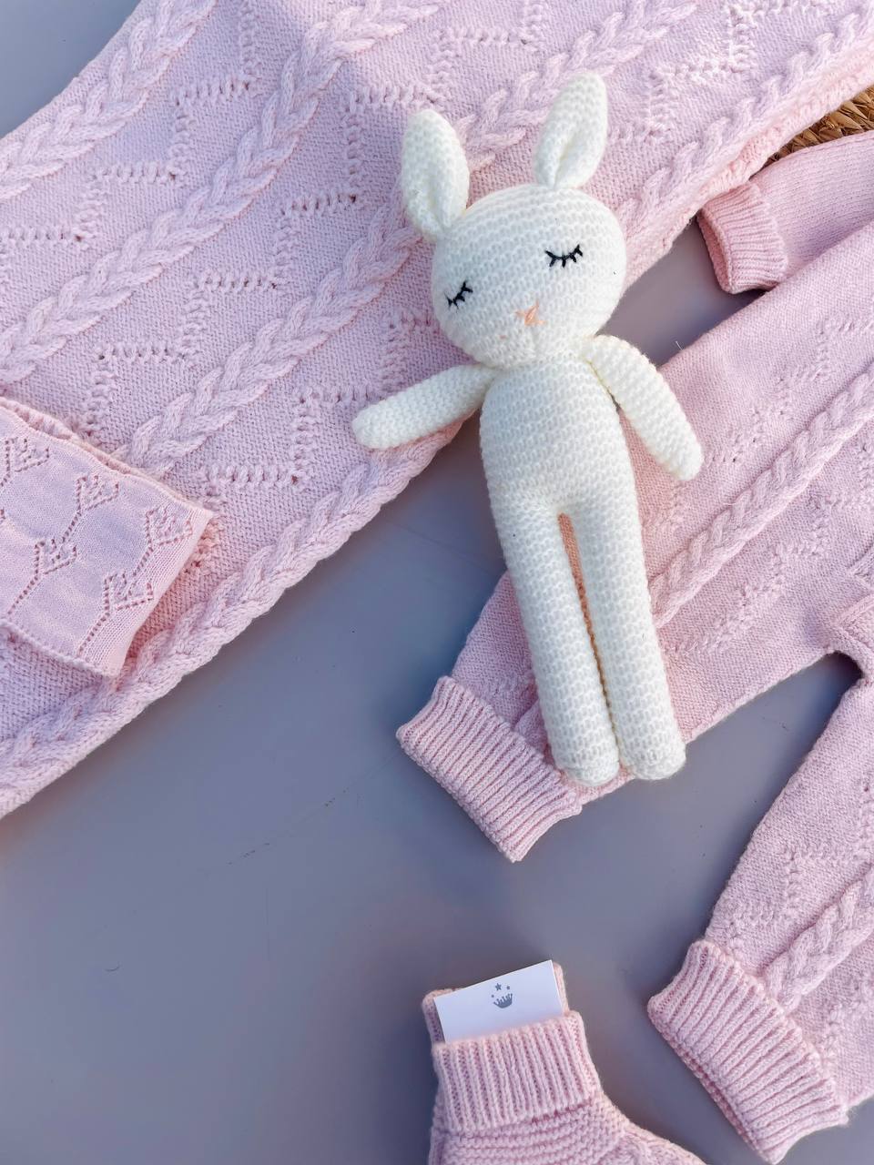 Pink Wool Hospital Set 9 Pcs