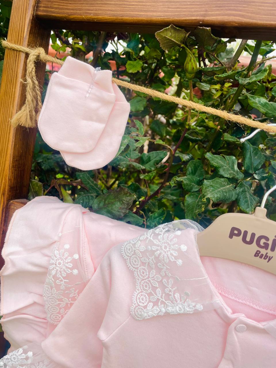 Pink Dentelle Hospital Set 3 Pcs