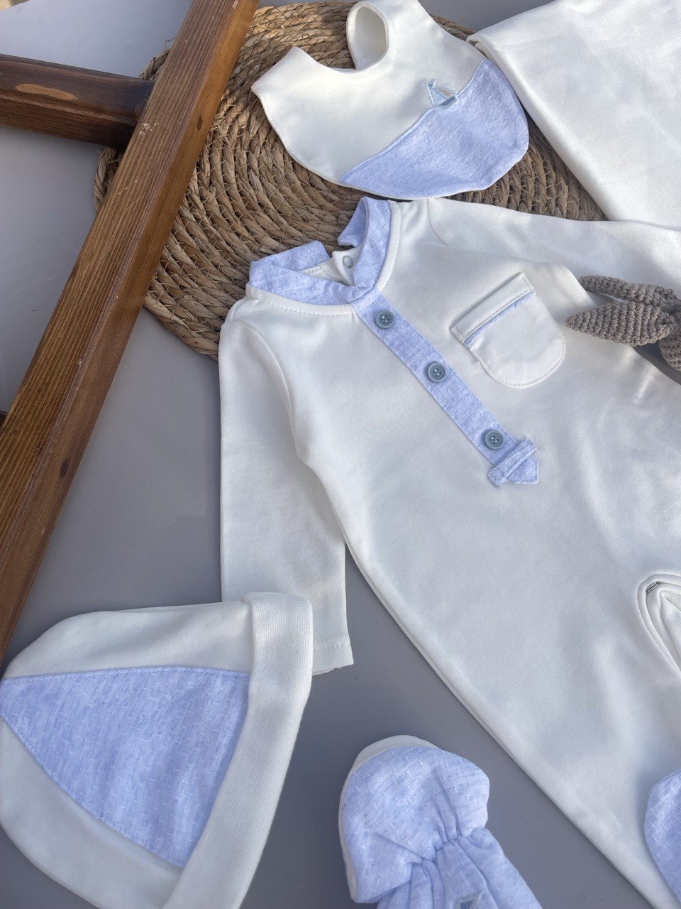 White And Blue Hospital Set 5 Pcs
